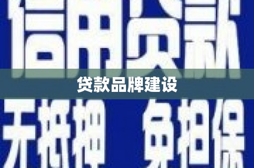 长岭贷款品牌建设