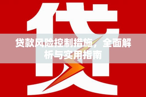 长岭贷款风险控制措施，全面解析与实用指南