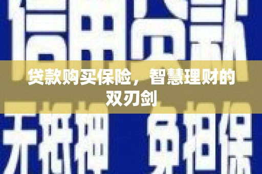 长岭贷款购买保险，智慧理财的双刃剑