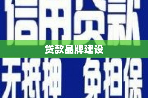 长岭贷款品牌建设