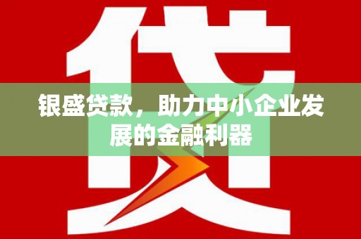 长岭银盛贷款，助力中小企业发展的金融利器