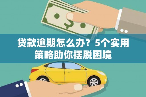 长岭贷款逾期怎么办？5个实用策略助你摆脱困境