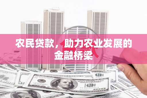 长岭农民贷款，助力农业发展的金融桥梁