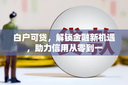 长岭白户可贷，解锁金融新机遇，助力信用从零到一