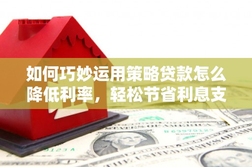 长岭如何巧妙运用策略贷款怎么降低利率，轻松节省利息支出