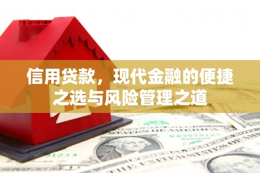长岭信用贷款，现代金融的便捷之选与风险管理之道