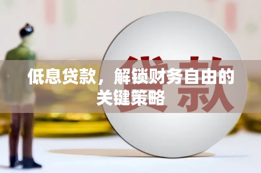 长岭低息贷款，解锁财务自由的关键策略