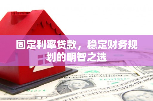 长岭固定利率贷款，稳定财务规划的明智之选
