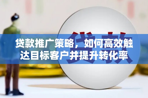 长岭贷款推广策略，如何高效触达目标客户并提升转化率