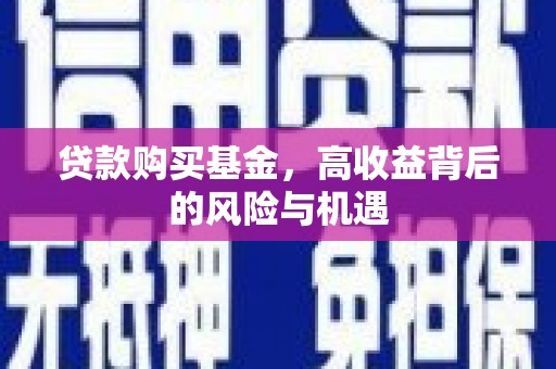长岭贷款购买基金，高收益背后的风险与机遇