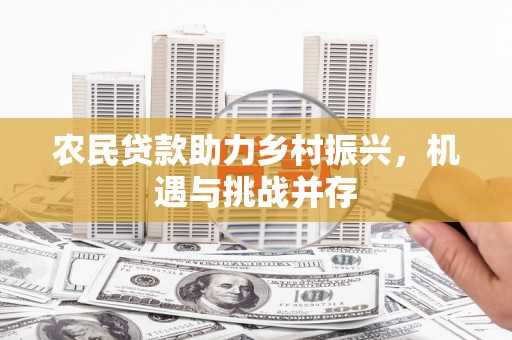 长岭农民贷款助力乡村振兴，机遇与挑战并存