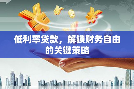 长岭低利率贷款，解锁财务自由的关键策略