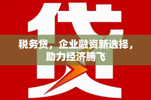 长岭税务贷，企业融资新选择，助力经济腾飞