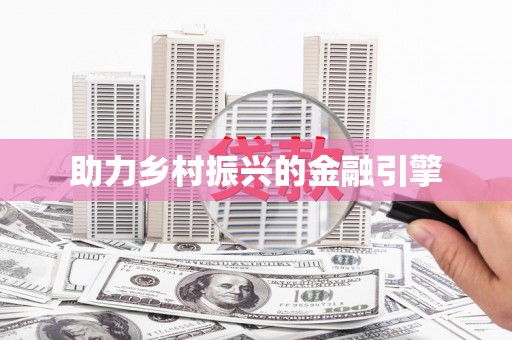 长岭助力乡村振兴的金融引擎