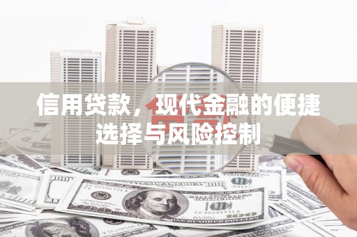 长岭信用贷款，现代金融的便捷选择与风险控制