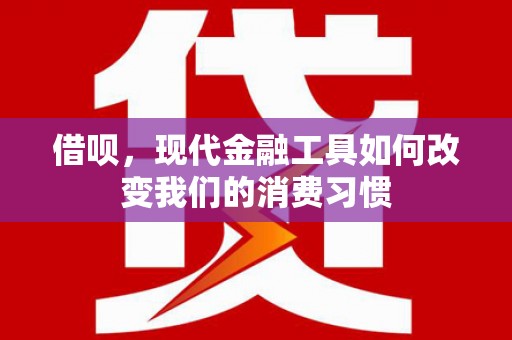 长岭借呗，现代金融工具如何改变我们的消费习惯
