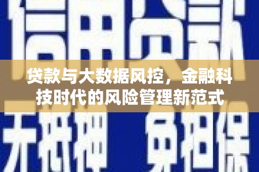 长岭贷款与大数据风控，金融科技时代的风险管理新范式