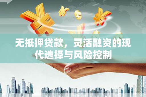 长岭无抵押贷款，灵活融资的现代选择与风险控制