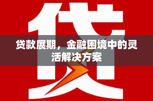 长岭贷款展期，金融困境中的灵活解决方案