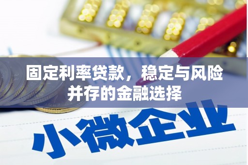 长岭固定利率贷款，稳定与风险并存的金融选择
