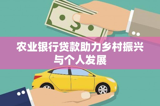 长岭农业银行贷款助力乡村振兴与个人发展