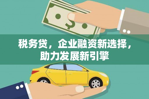 长岭税务贷，企业融资新选择，助力发展新引擎