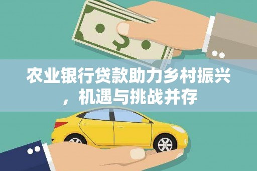 长岭农业银行贷款助力乡村振兴，机遇与挑战并存