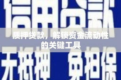 长岭质押贷款，解锁资金流动性的关键工具