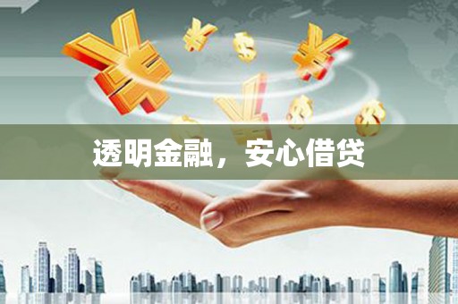 长岭透明金融，安心借贷