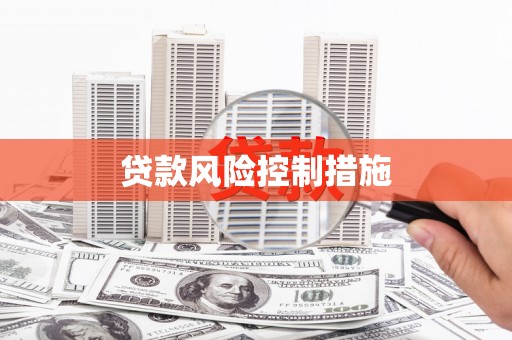 长岭贷款风险控制措施